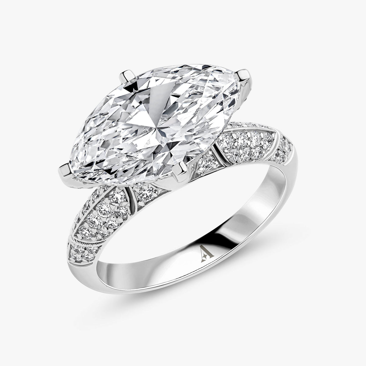 Manhattan Marquise Diamond Ring