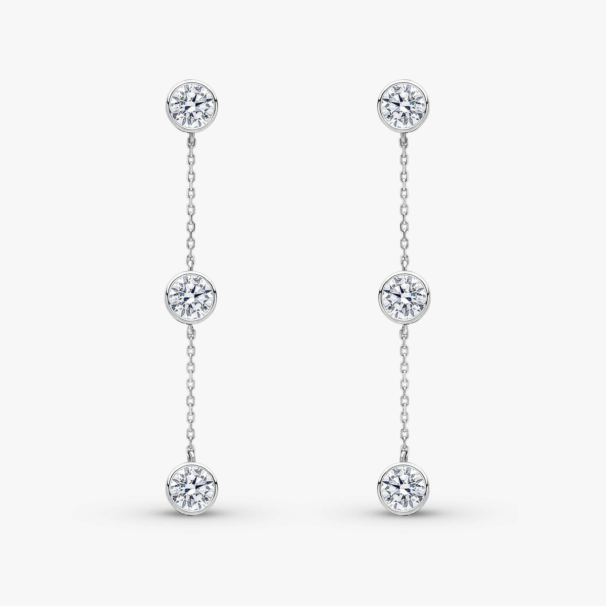 Trilogy Drop Earrings