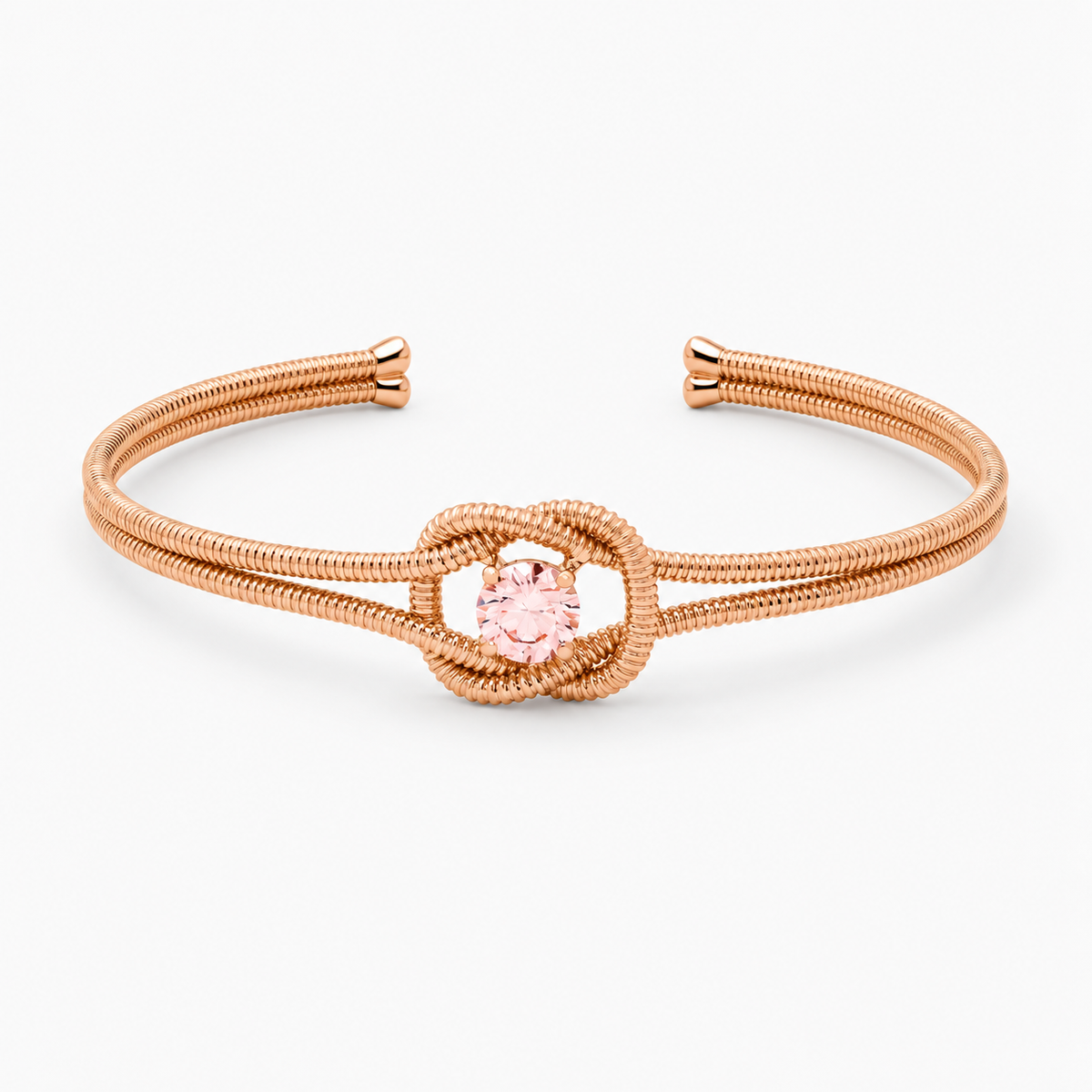Friendship Coloured Diamond Bracelet 18k Rose Gold