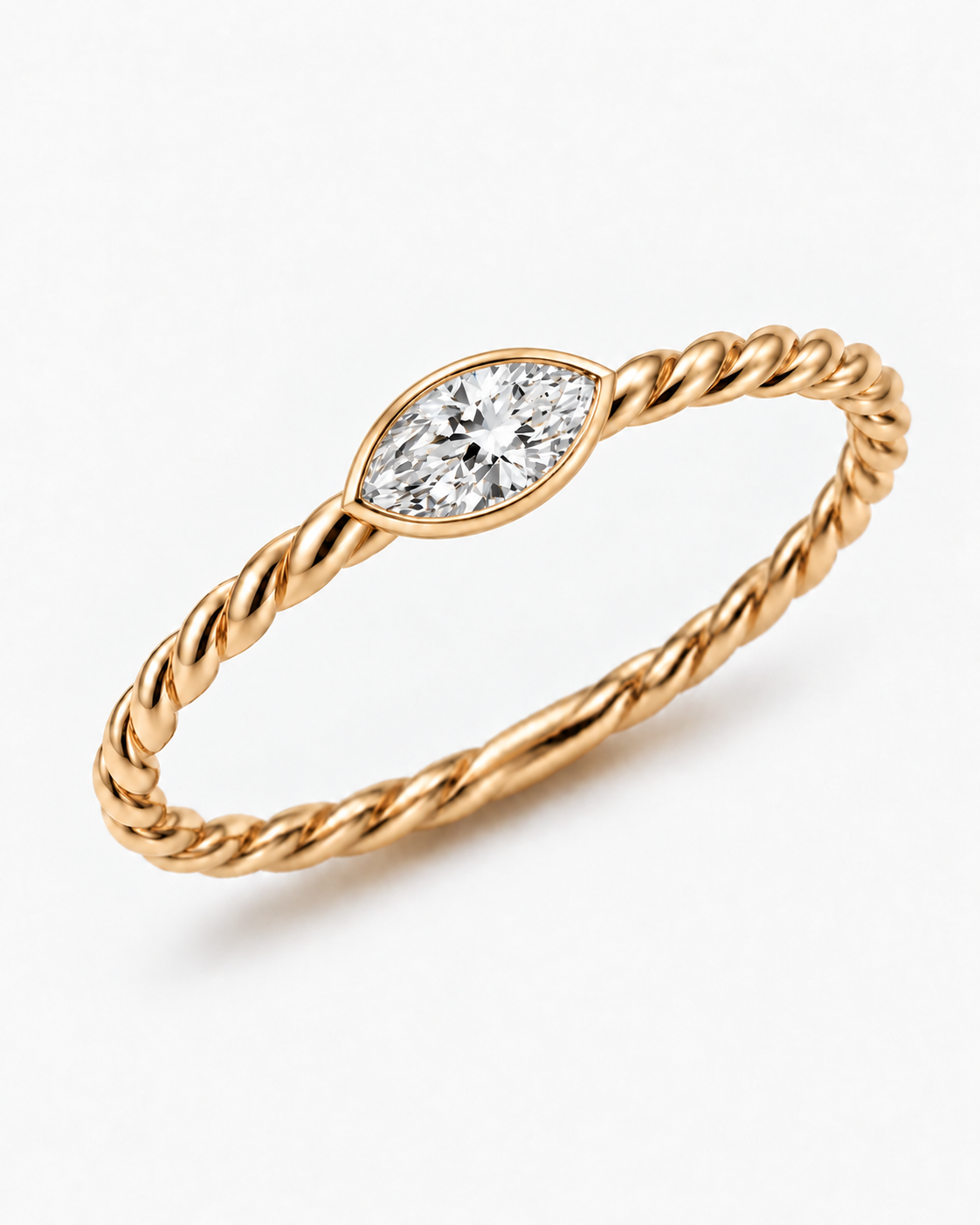 Ping Pong Marquise Ring