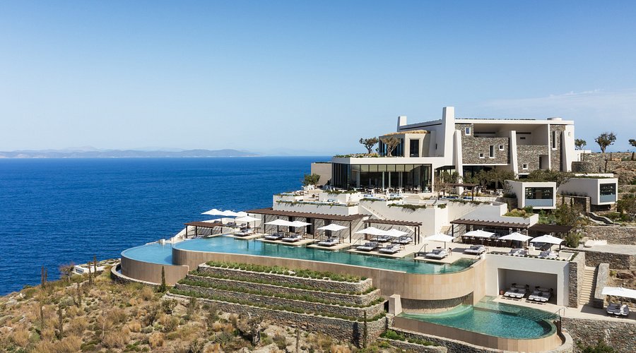 The Astrea London salon at One&Only Kéa Island, Greece