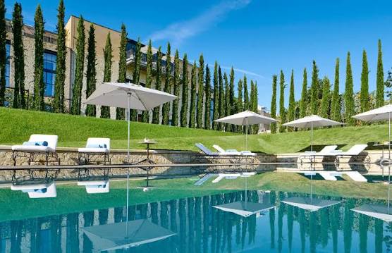 The Astrea London salon at Villa La Coste, Provence