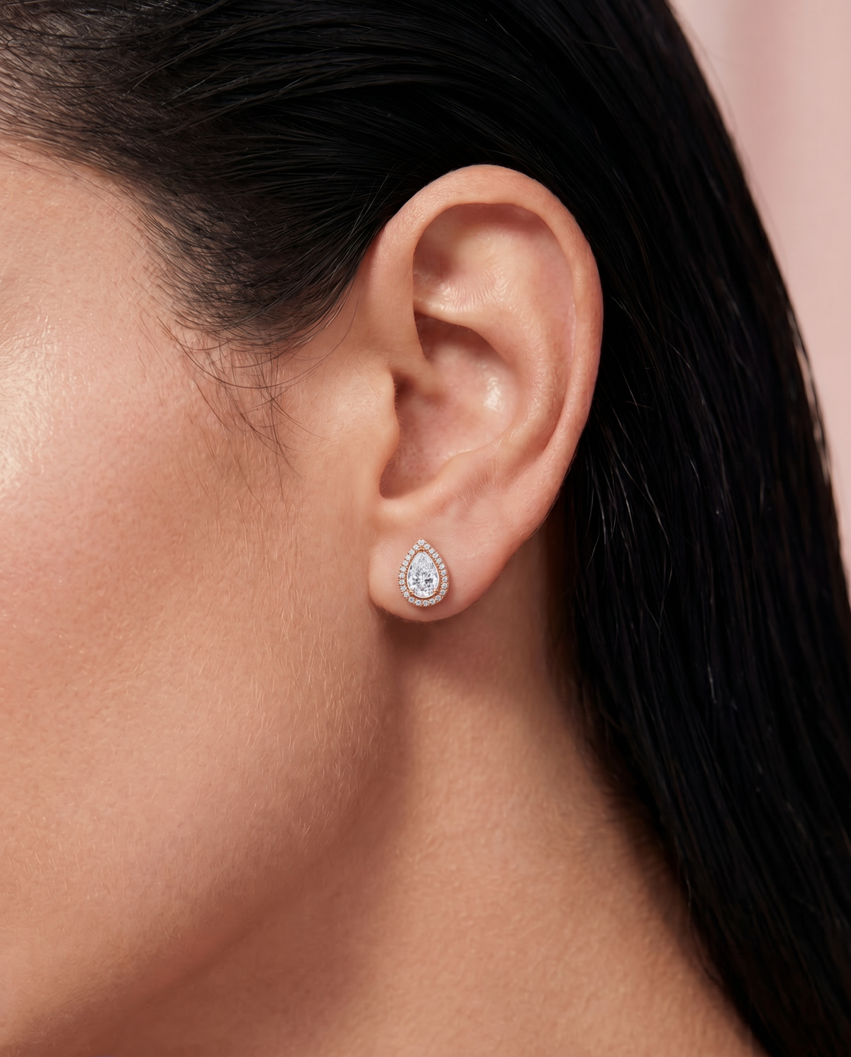 The Sadie Sparkle | Round Bezel Studs 94