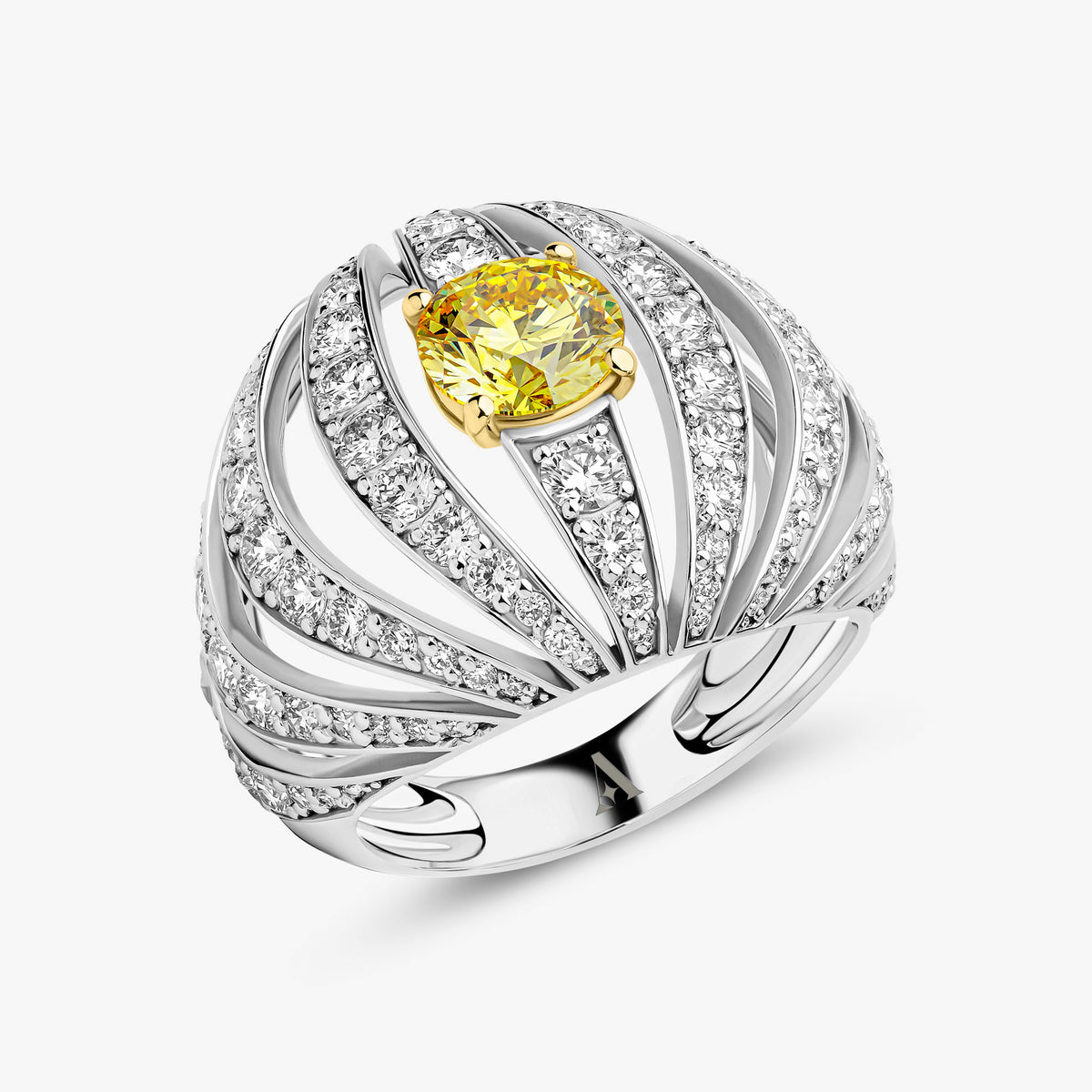 Tribeca Yellow Diamond Ring