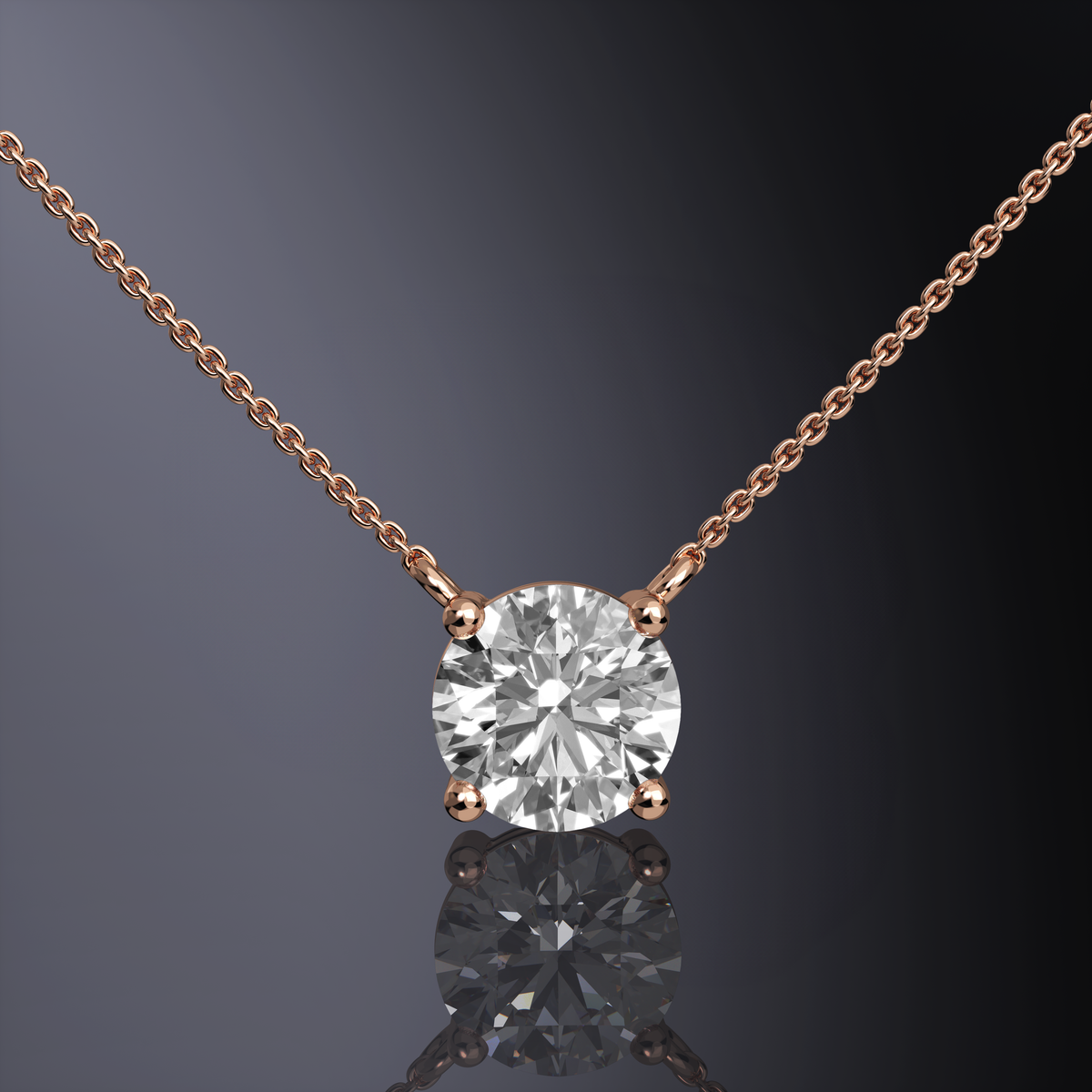 Pendentif Eternal, diamant taille brillant — vue 10