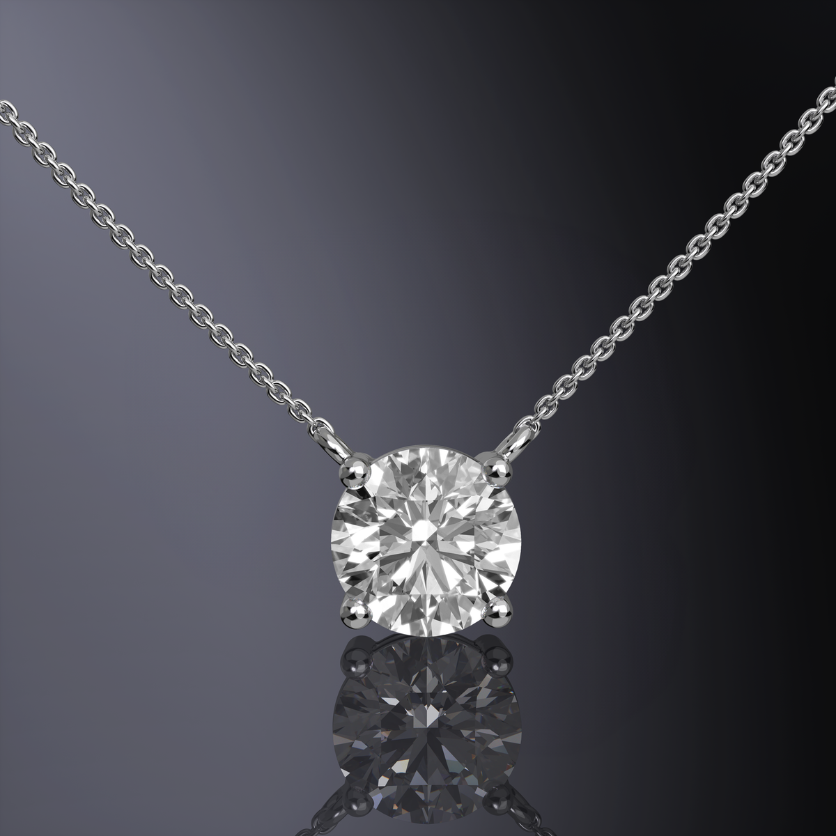 Pendentif Eternal, diamant taille brillant — vue 10