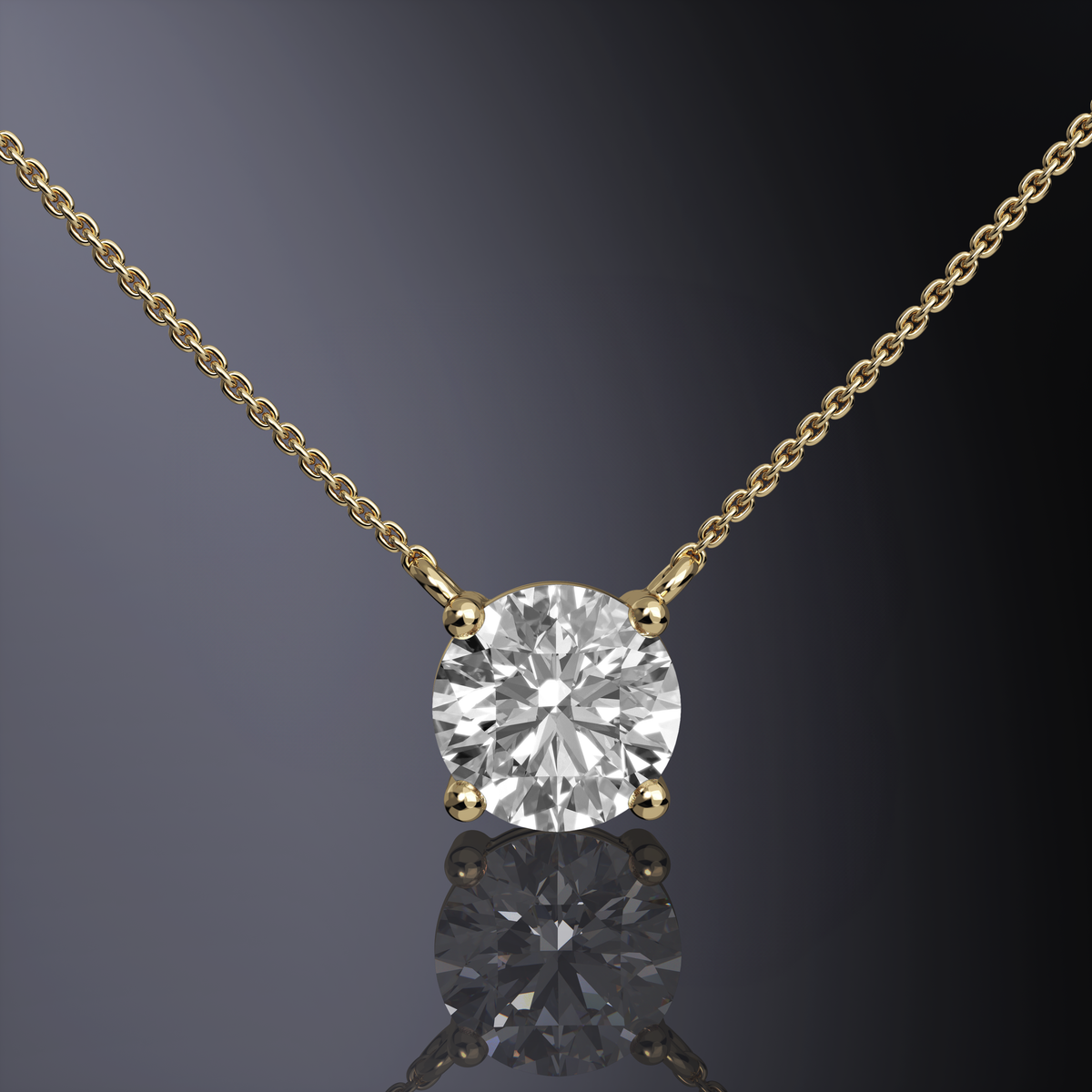 Pendentif Eternal, diamant taille brillant — vue 10