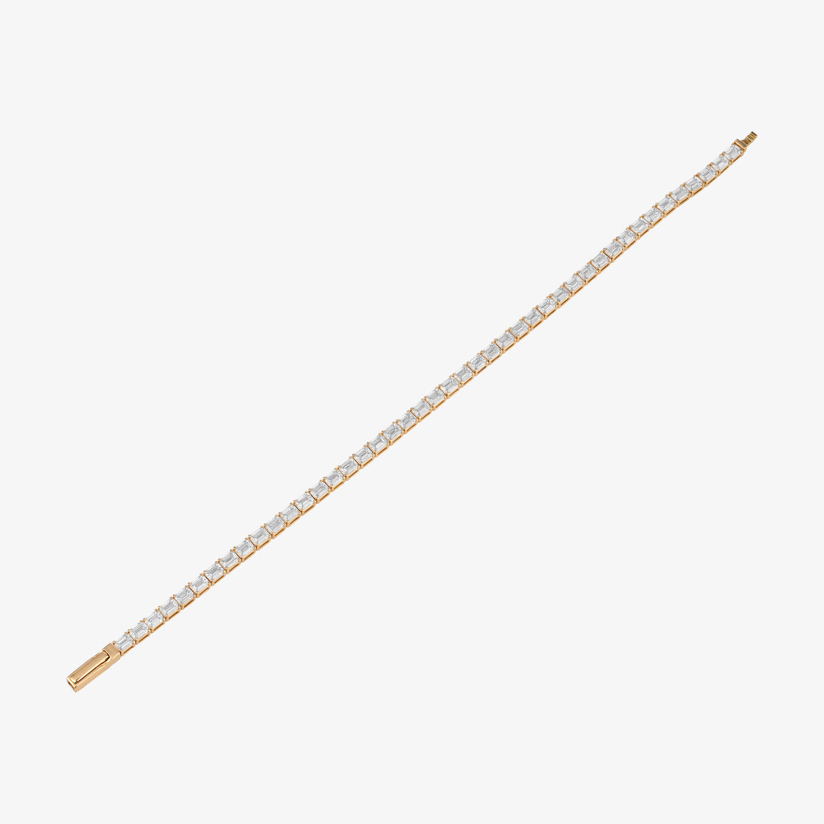 The 48 Great | Men's Emerald Cut Tennis Bracelet