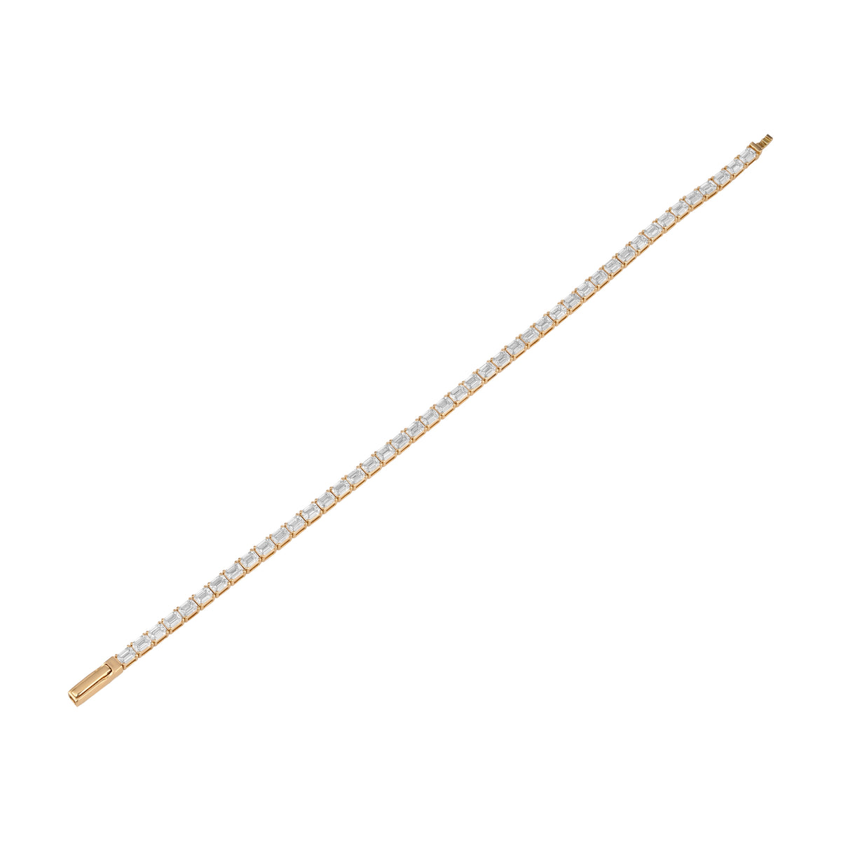 The 48 Great | Men's Emerald Cut Tennis Bracelet
