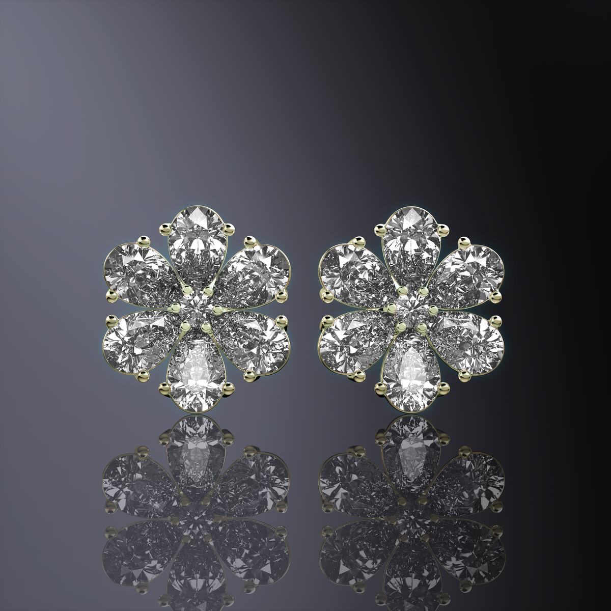 Boucles d'oreilles Marguerite — vue 10