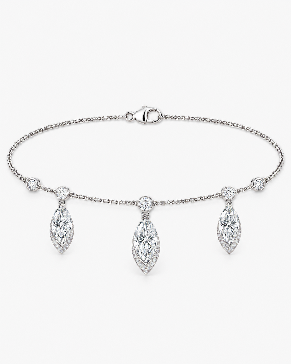 Marquise Anklet - 3 Motifs