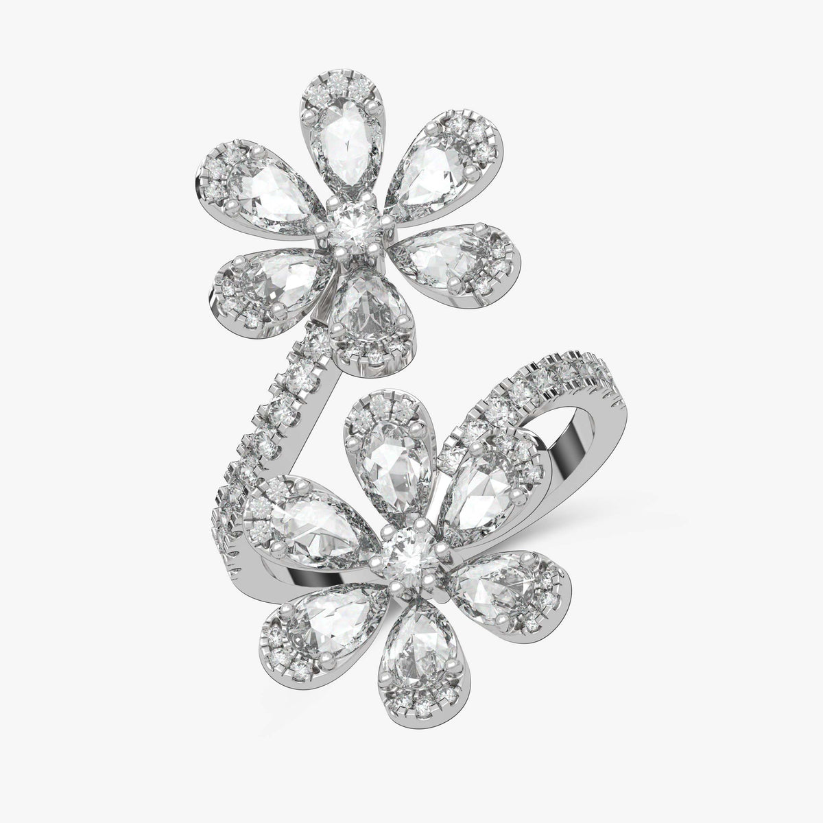 Double Daisy Ring