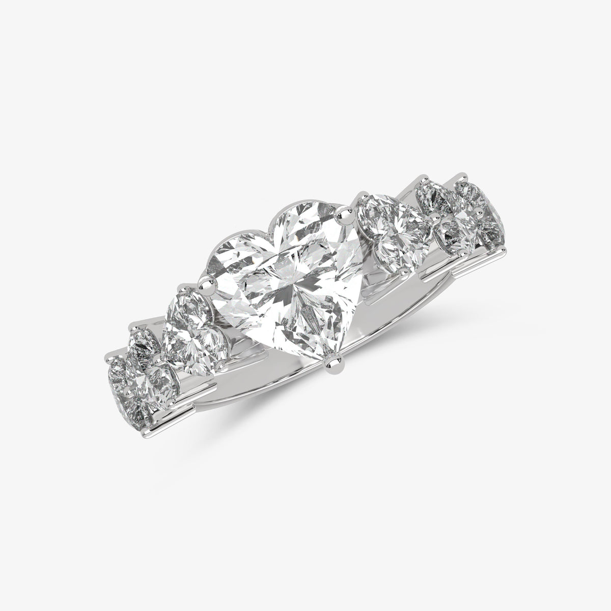 Graduated Heart Ring 203