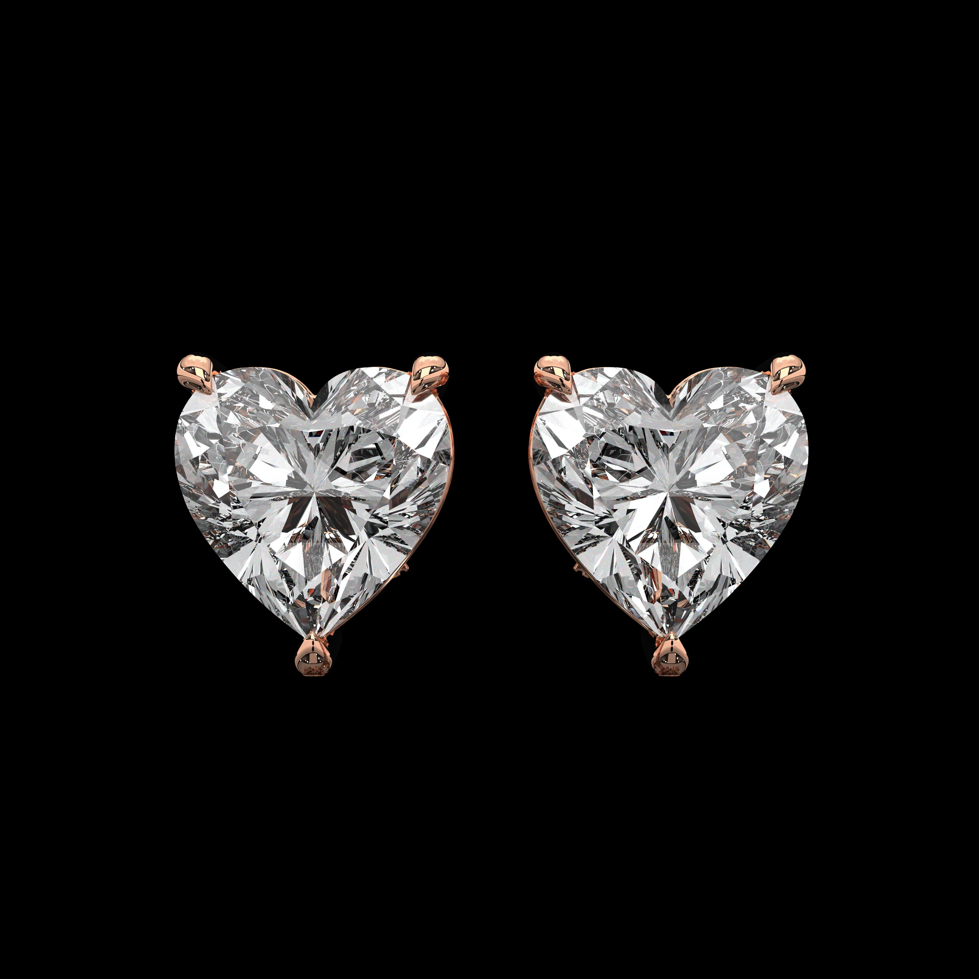 Heart Studs