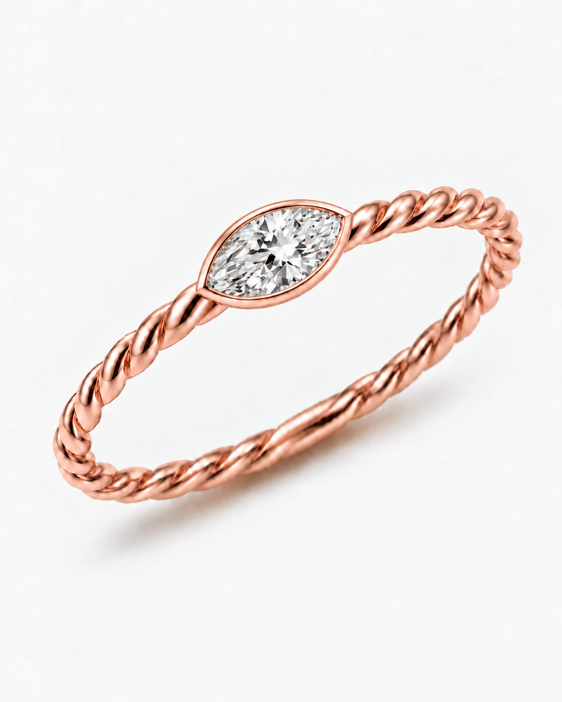 Ping Pong Marquise Ring