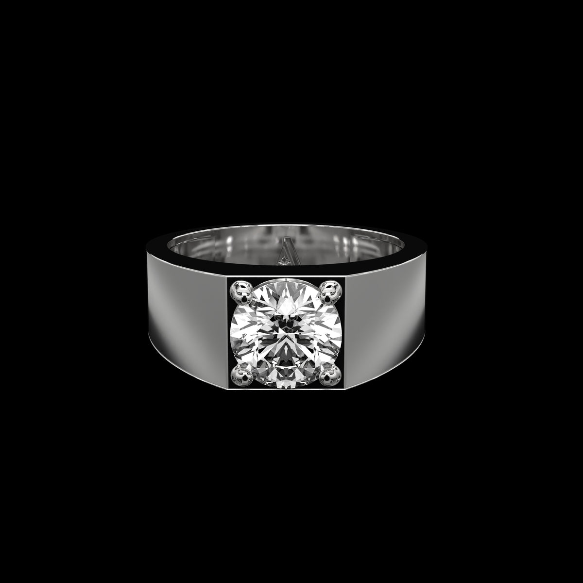Men's Solitaire Ring