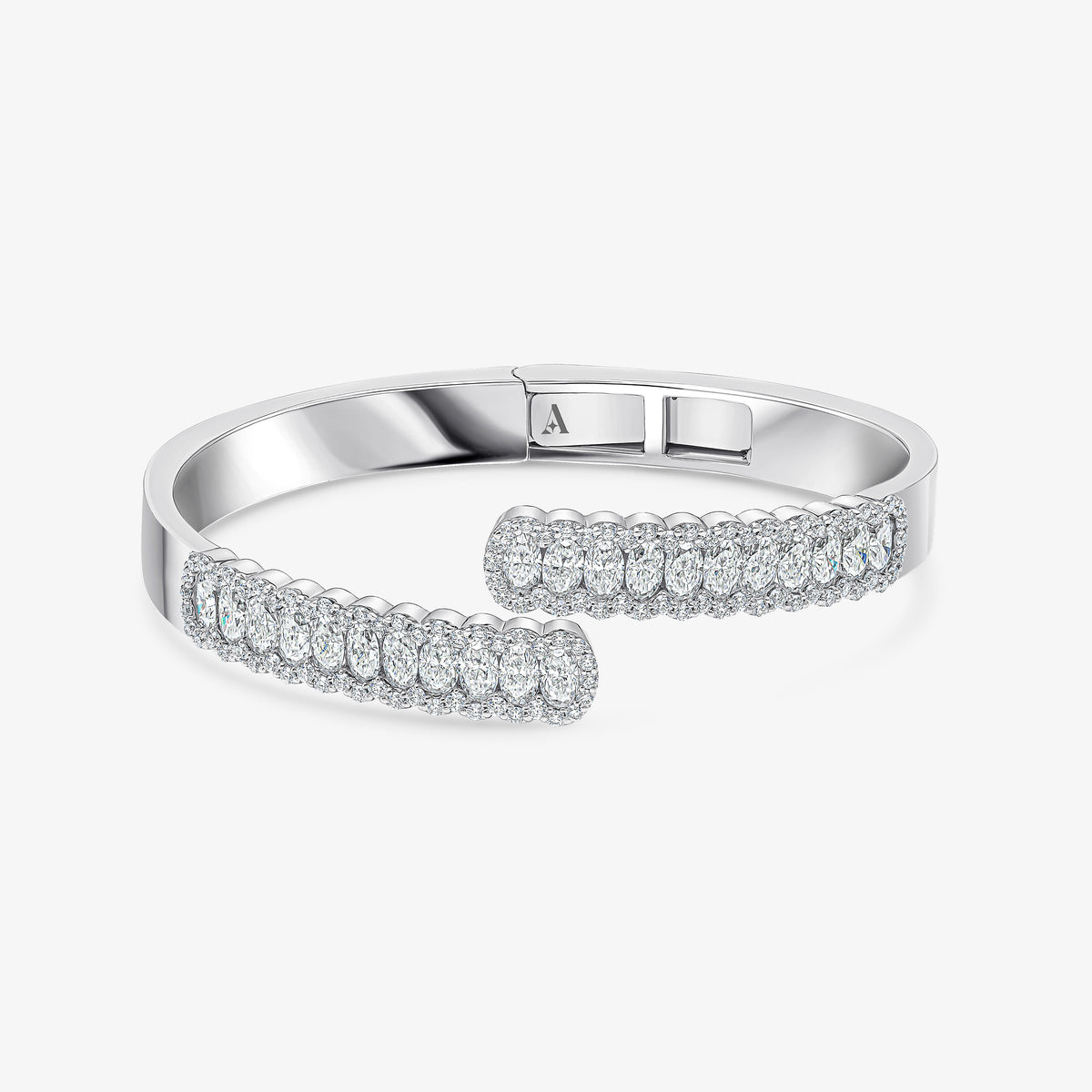Oval Cut Bangle