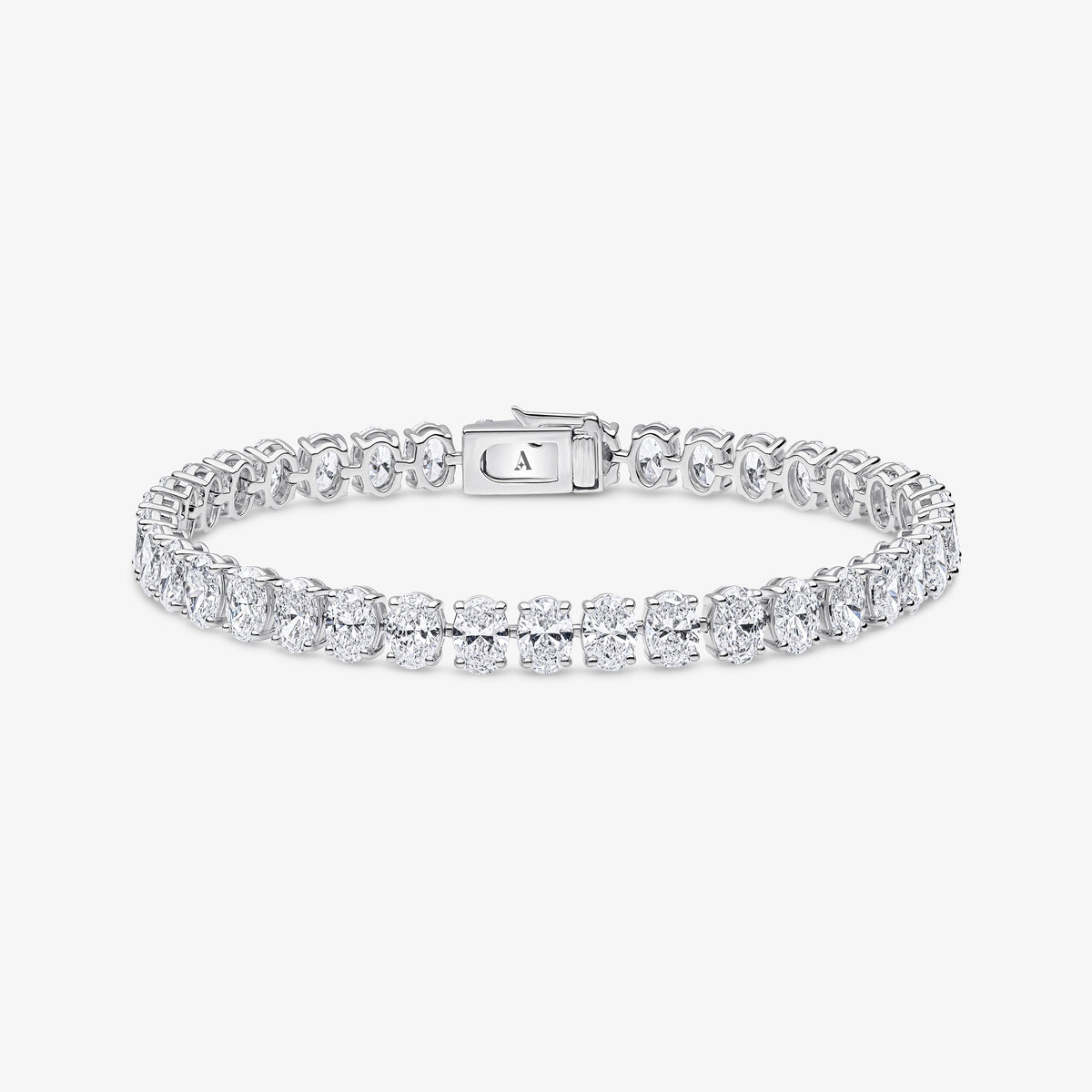Oval Cut Tennis Bracelet (North/South Setting)