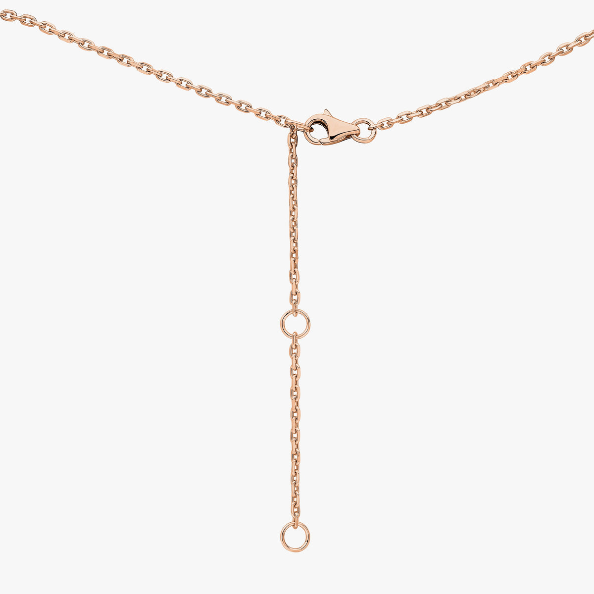Oval Cut Pendant Rose Gold 1