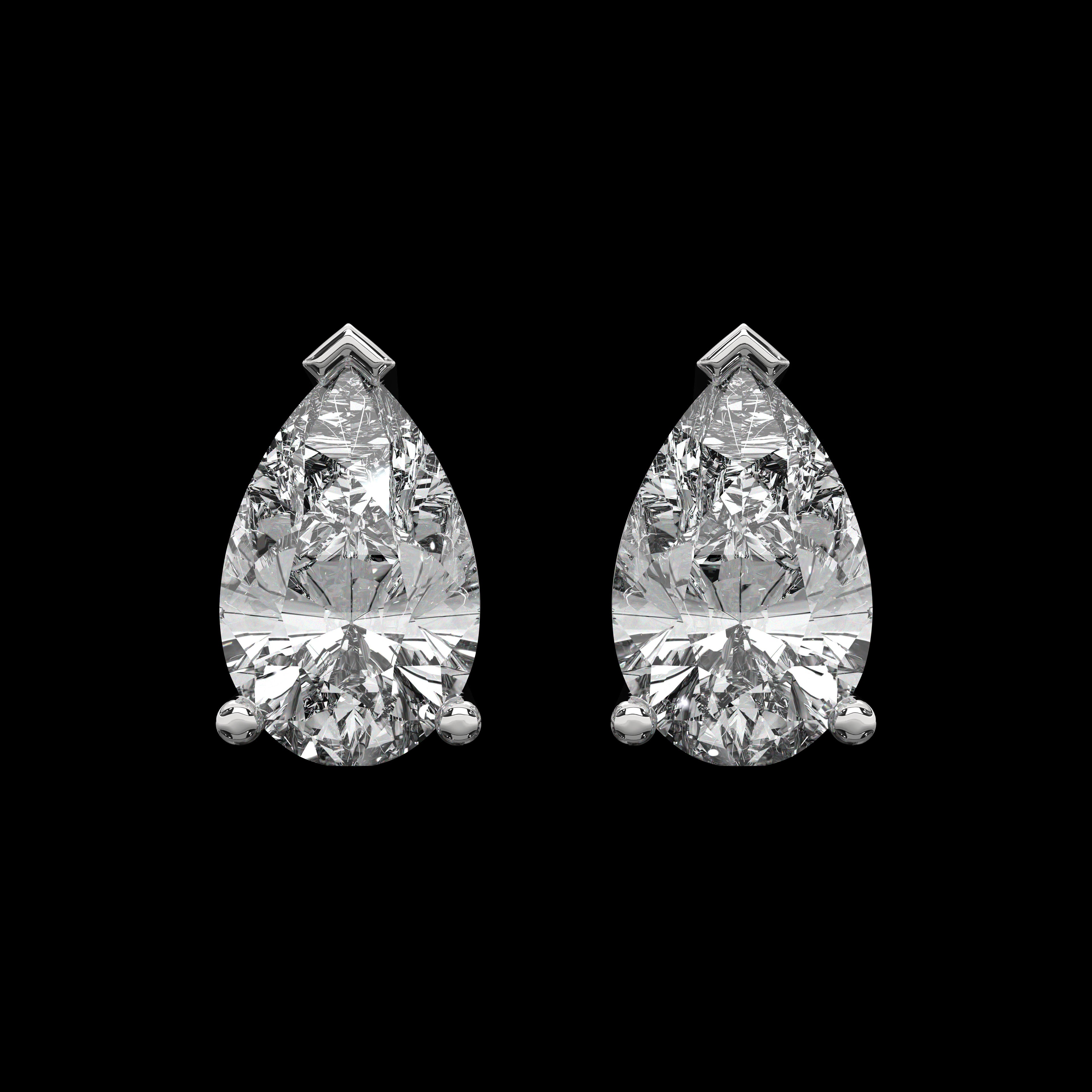 Pear Stud Earring