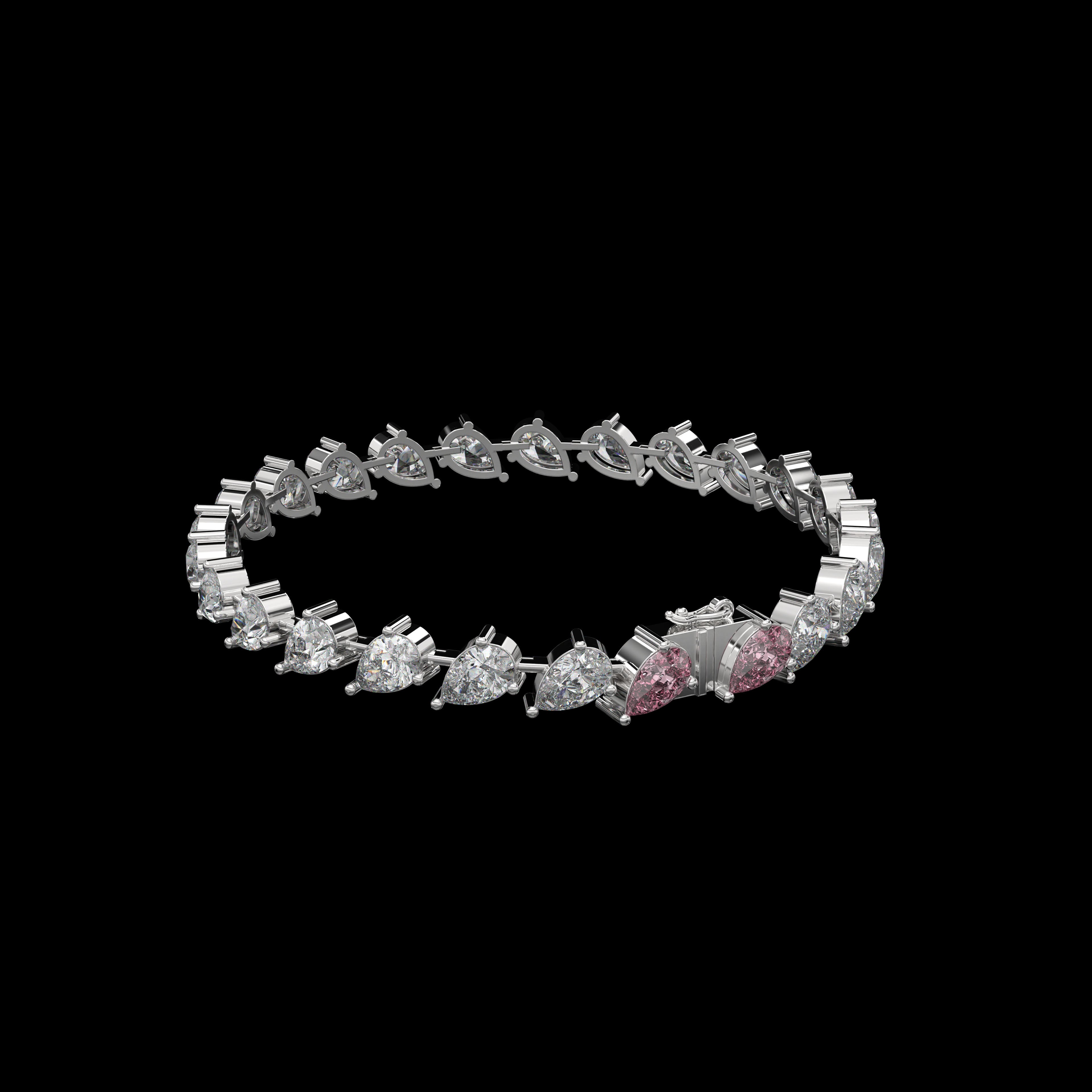 Pear Tennis Bracelet