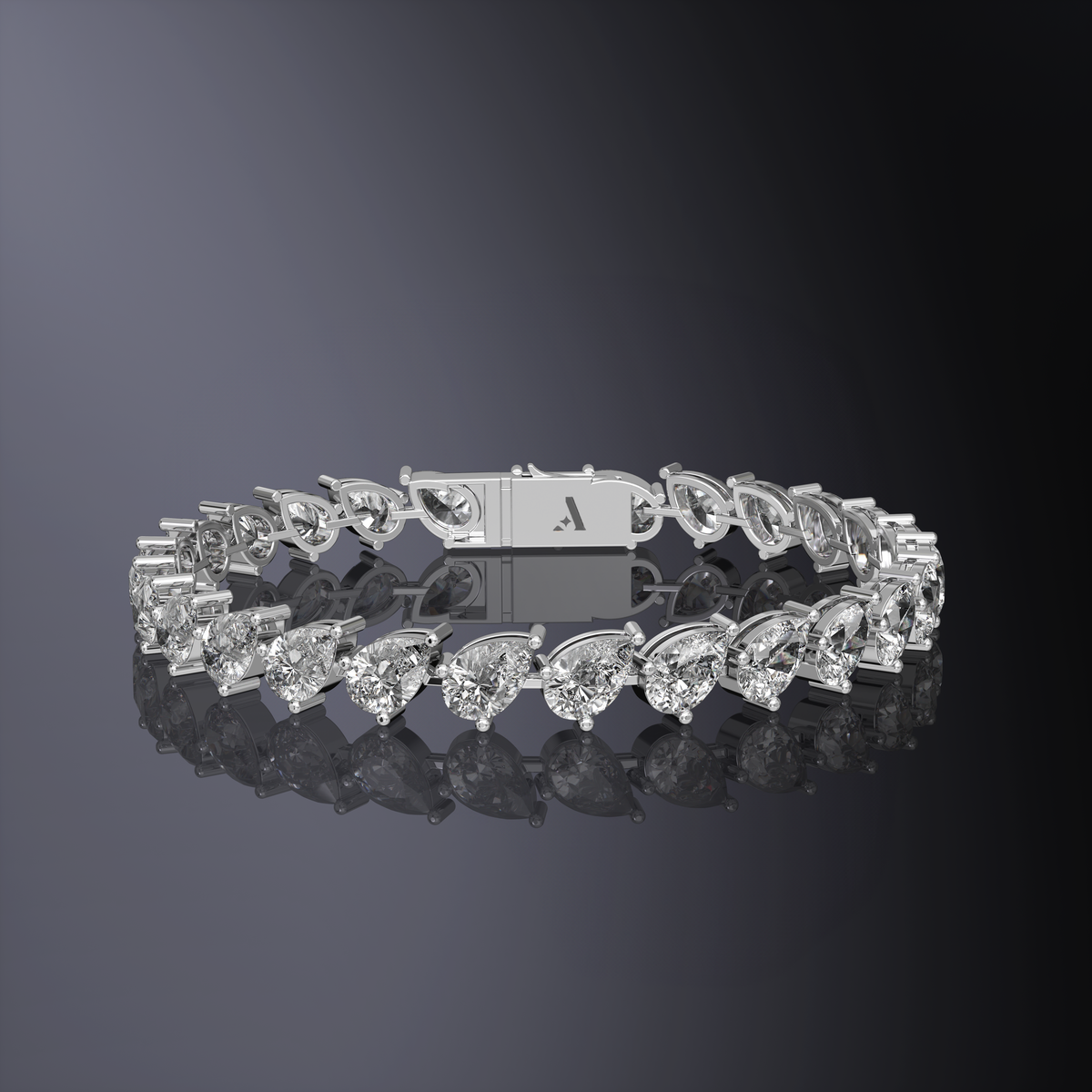 سوار التنس بقصة الإجاصة — صورة 10