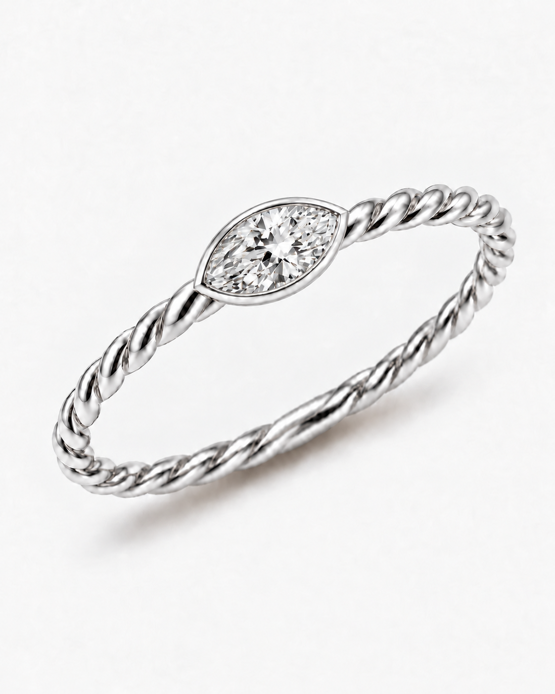 Ping Pong Marquise Ring