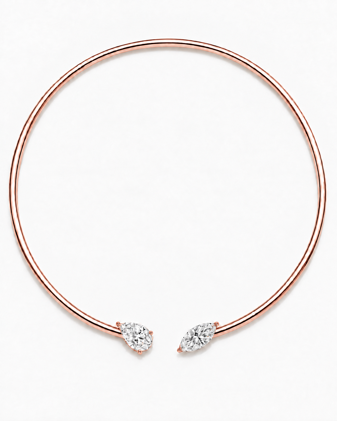 Pear and Marquise choker