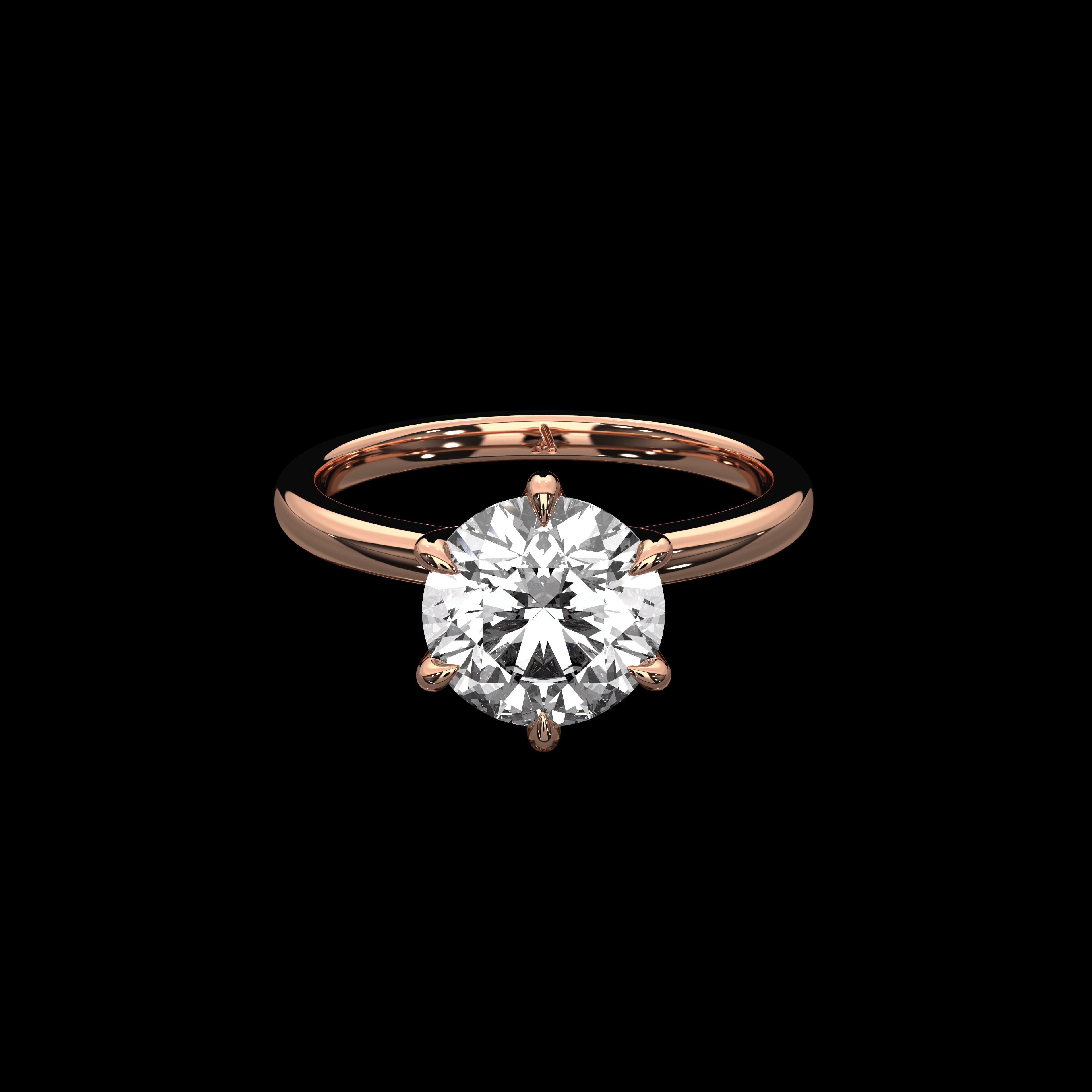 Round Solitiare Ring