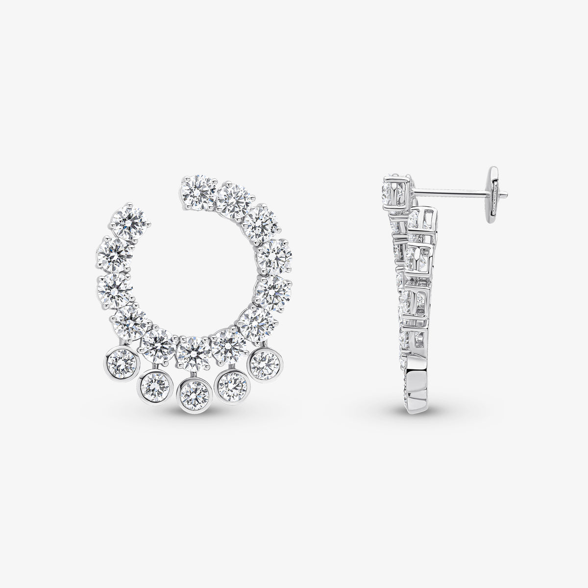 Boucles d'oreilles créoles Seven Life