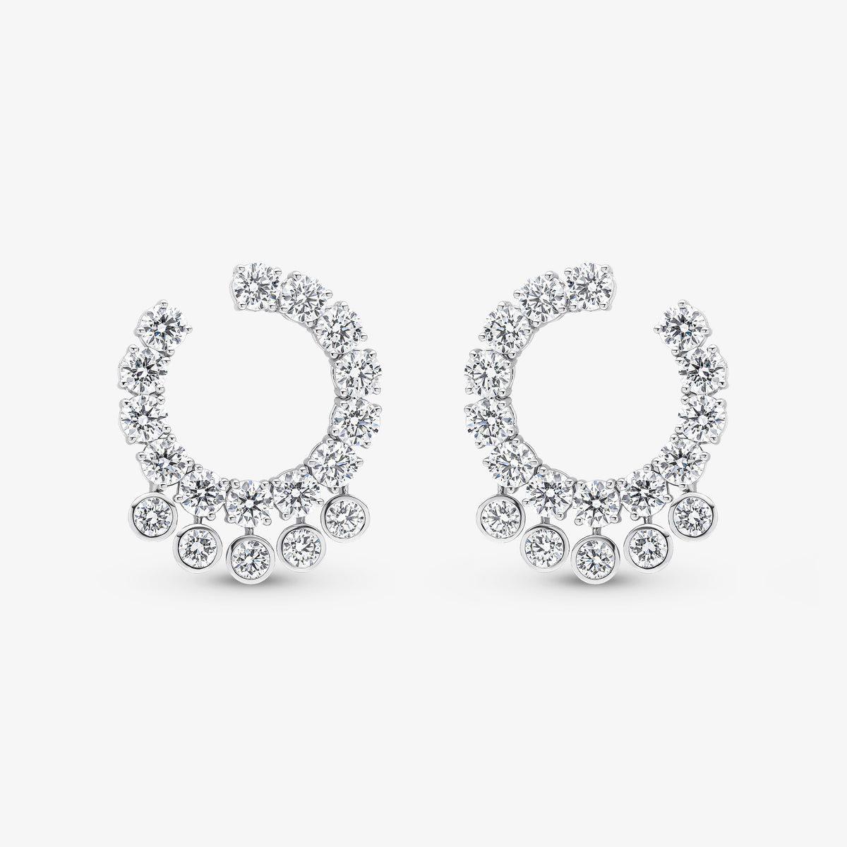 Boucles d'oreilles créoles Seven Life