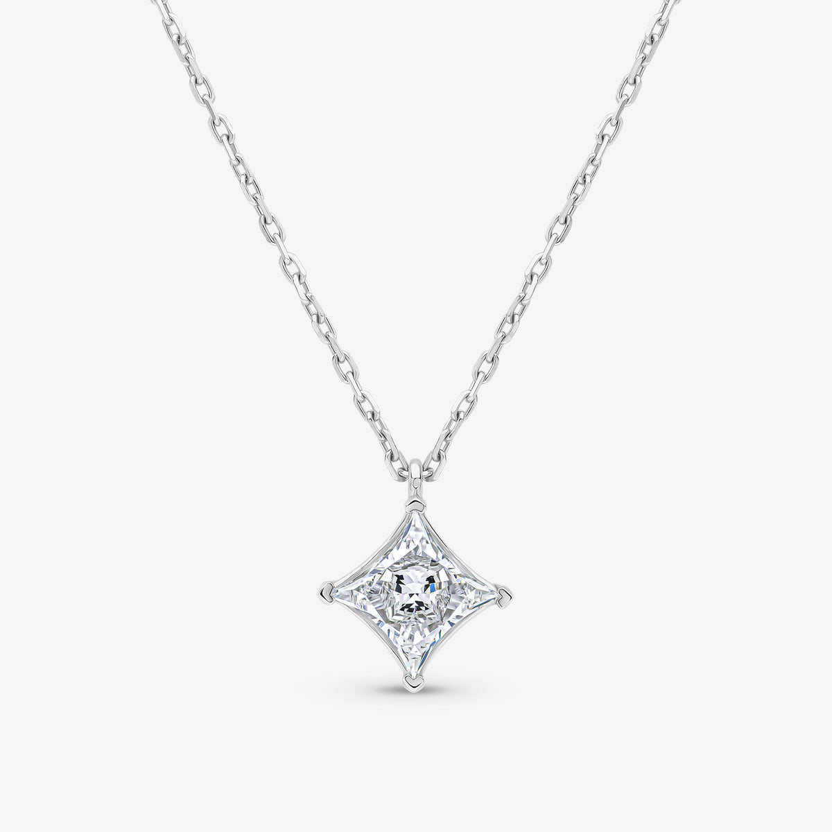 Pendentif Eternal, diamant taille étoile