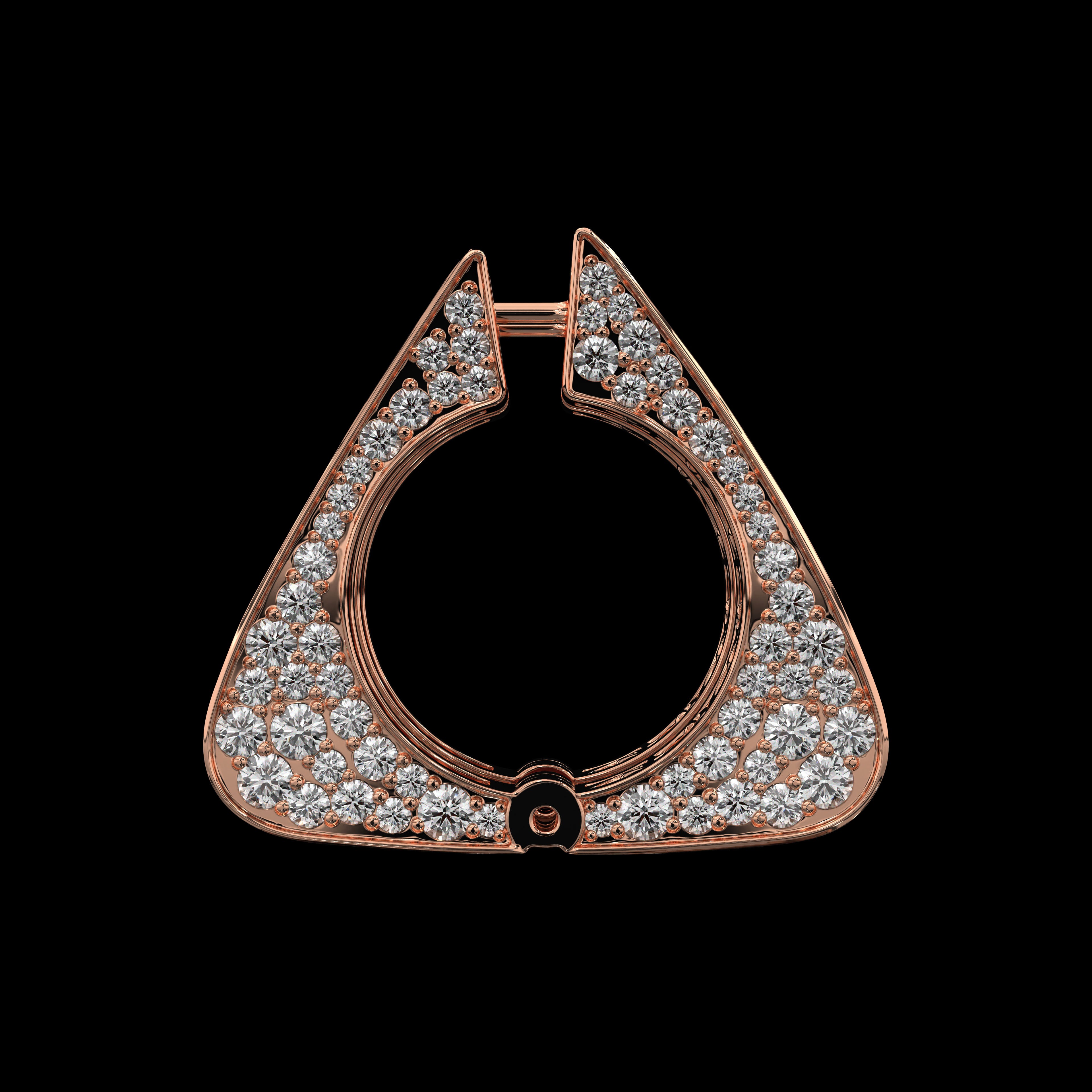 Triangle Baguette Earring (Small)