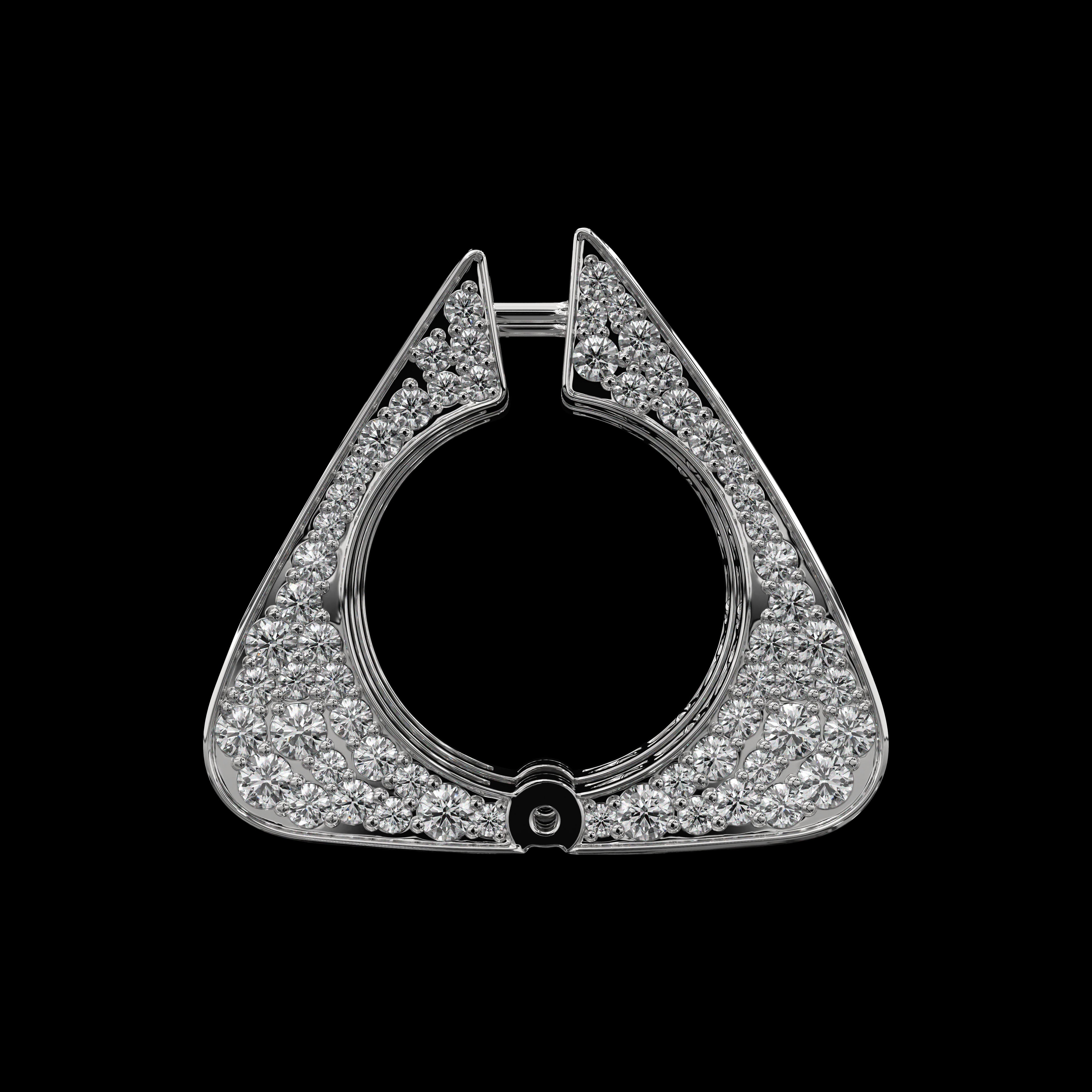 Triangle Baguette Earring (Big)