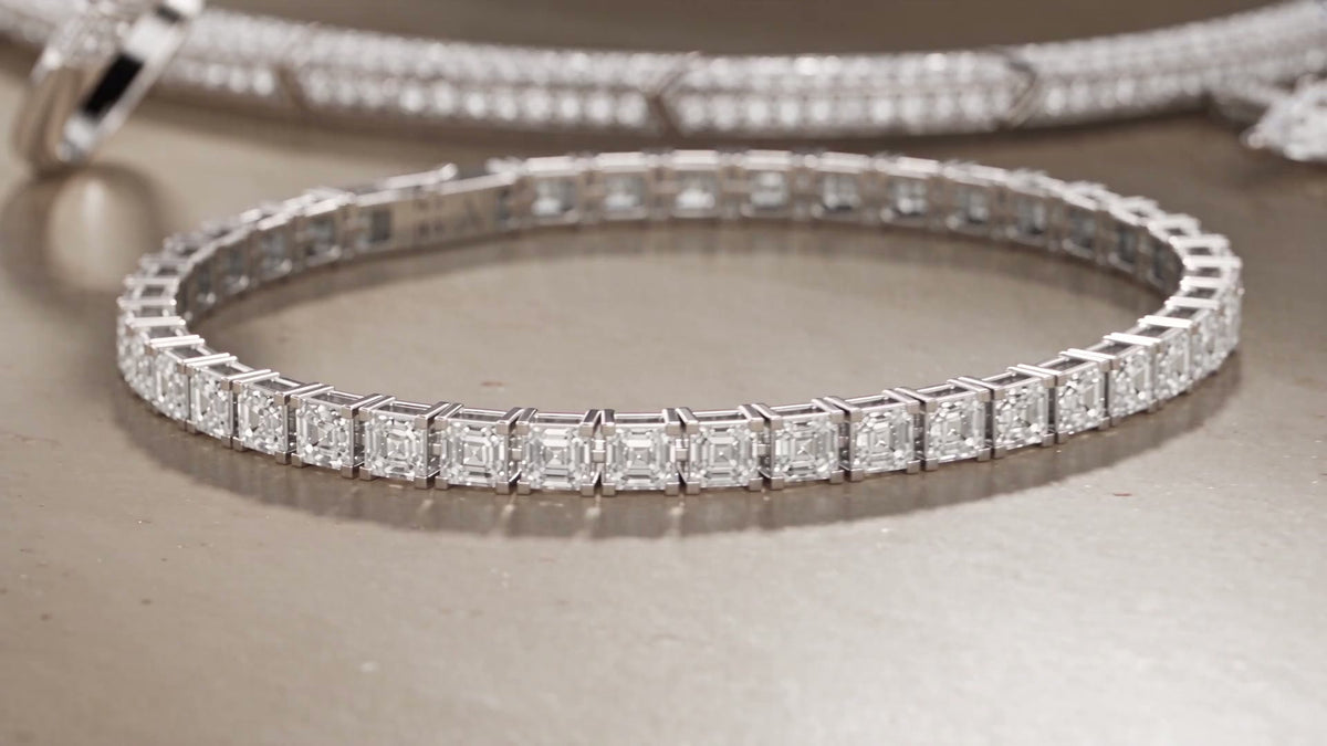 Astrea London marquise-cut lab-grown diamond collar on travertine