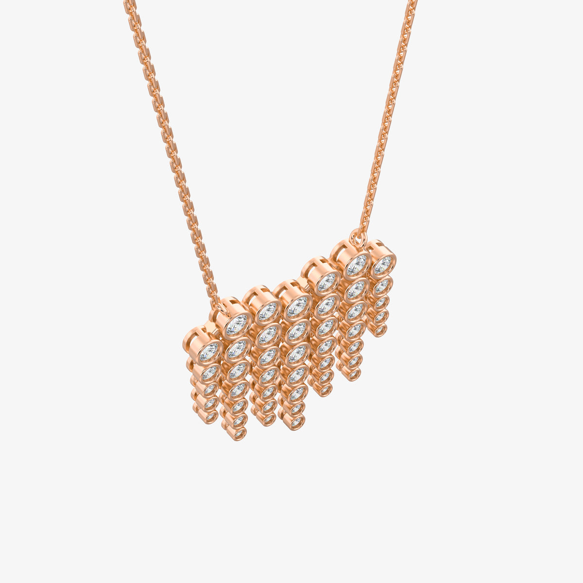 Heart Of The City Pendant Rose Gold 24